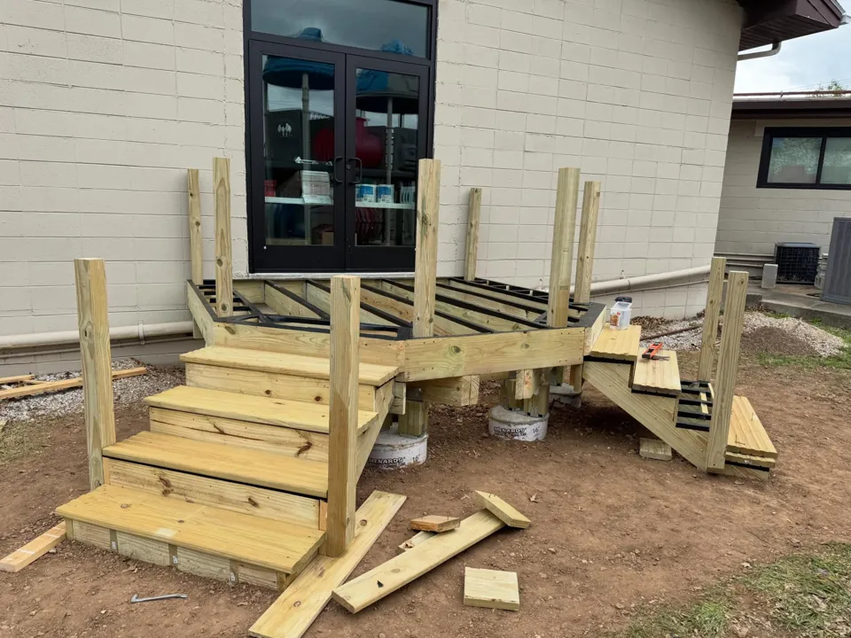 Parkview Church entry deck