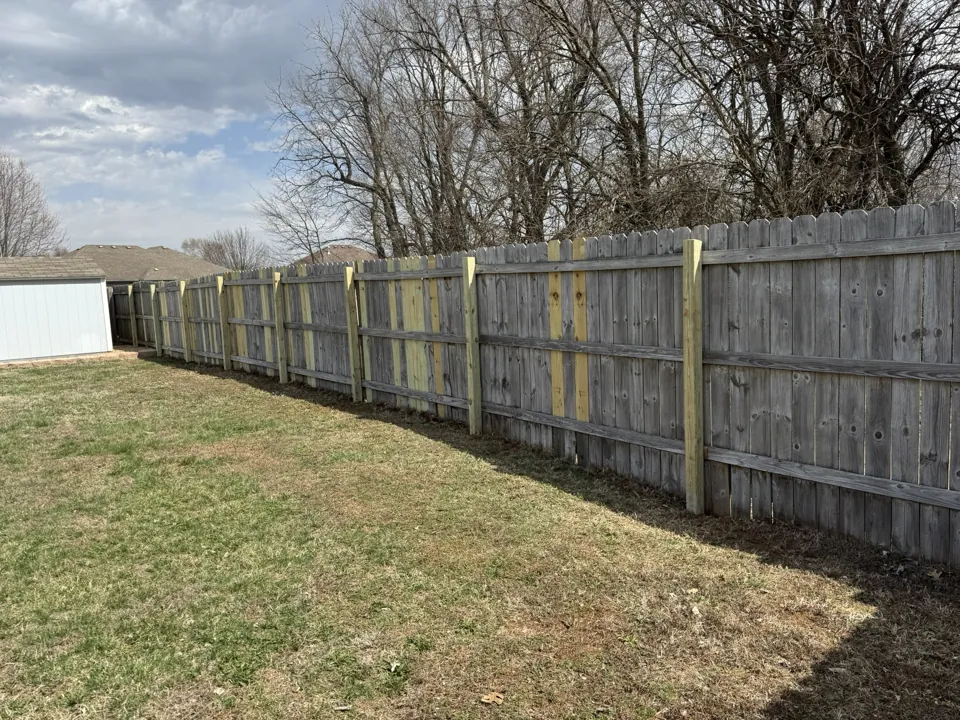 Wood fence repair